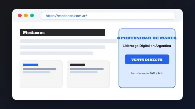 Modelo de aplicación comercial y proyectos digitales para medanos.com.ar